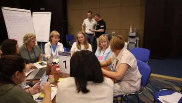 С 9 по 11 июня 2025 года в федеральном образовательном центре «Сириус» в городе Сочи прошла стратегическая сессия на тему «Организационно-методические подходы к снижению бюрократической нагрузки в сфере образования».